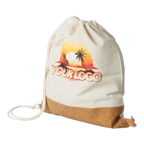 Mochila de algodón y corcho. beige | sin montaje de publicidad | no disponible | no disponible