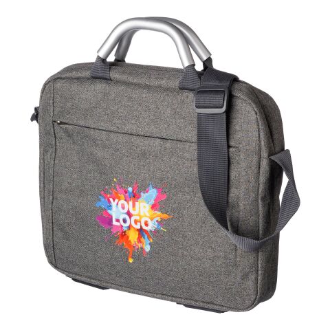 Maletín de polycanvas (600D) para portátil y documentos. gris | sin montaje de publicidad | no disponible | no disponible