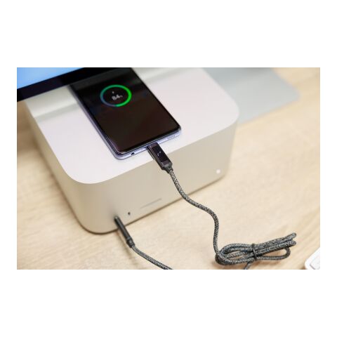 Cable de carga 100W de nailon Gerd blanco | sin montaje de publicidad | no disponible | no disponible