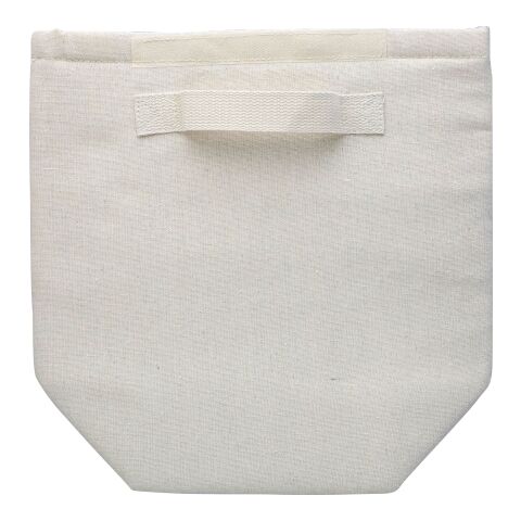 Bolsa nevera enrollable de algodón reciclado Faith beige | sin montaje de publicidad | no disponible | no disponible