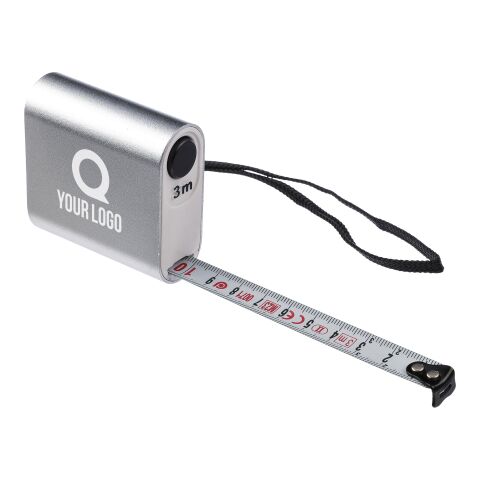 Flexómetro de aluminio Frances plata | sin montaje de publicidad | no disponible | no disponible