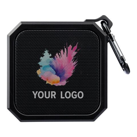 Altavoz de ABS reciclado Lori negro | sin montaje de publicidad | no disponible | no disponible