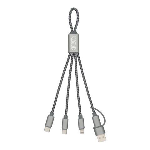 Cable de carga BrandCharger Trident 2 gris | sin montaje de publicidad | no disponible | no disponible
