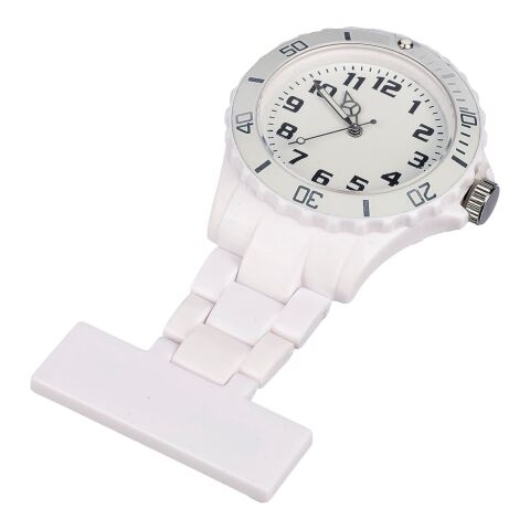 Reloj de enfermera blanco | sin montaje de publicidad | no disponible | no disponible