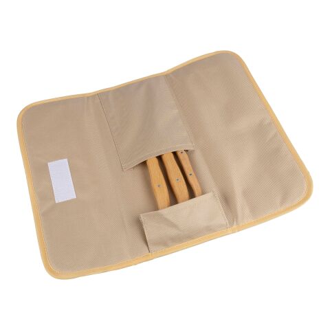 Set de cuchillos de rPET Evelisse marrón | sin montaje de publicidad | no disponible | no disponible