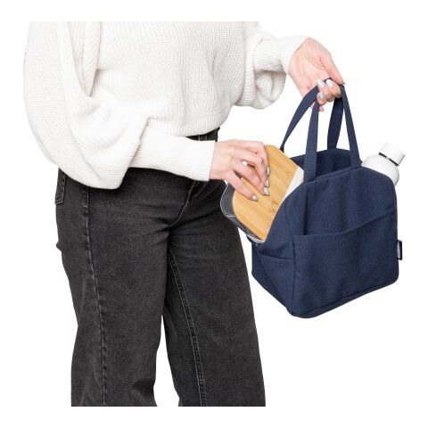 Bolsa nevera de polialgodón reciclado Elowen beige | sin montaje de publicidad | no disponible | no disponible