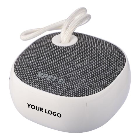 Altavoz de ABS reciclado y rPET Mireya blanco | sin montaje de publicidad | no disponible | no disponible