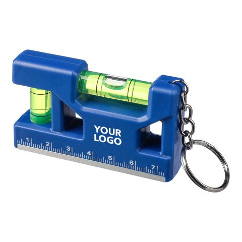 Llavero con nivel de ABS reciclado Indira negro | sin montaje de publicidad | no disponible | no disponible