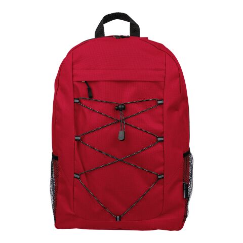 Mochila de poliéster rPET Jari rojo