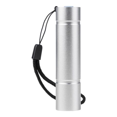 Linterna COB de aluminio reciclado Sami azul cobalto | sin montaje de publicidad | no disponible | no disponible