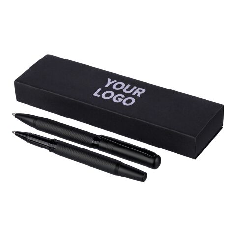 Set de escritura de metal y latón ecológico Adel negro | sin montaje de publicidad