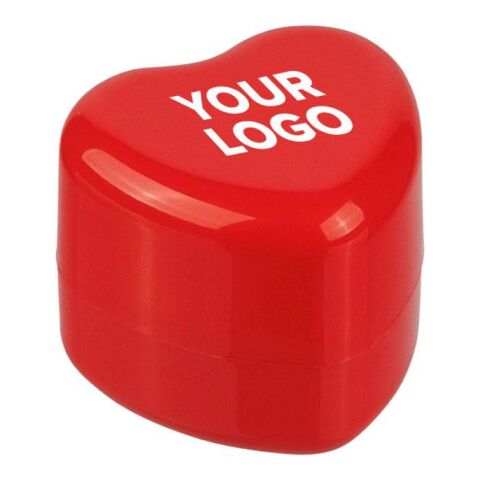 Bálsamo labial en envase de PP con forma de corazón Ilja rojo | sin montaje de publicidad | no disponible | no disponible