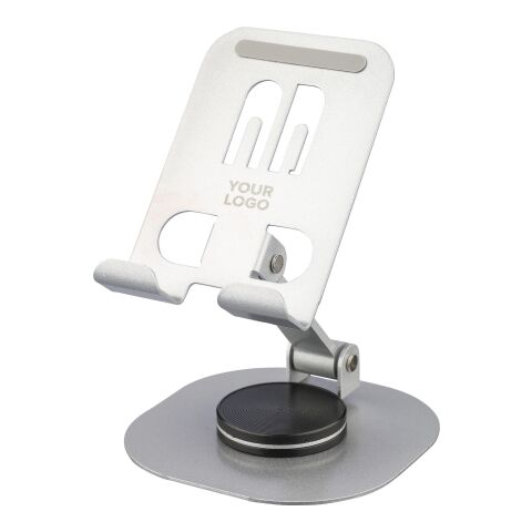 Soporte de aleación de aluminio para móvil Anieke plata | sin montaje de publicidad