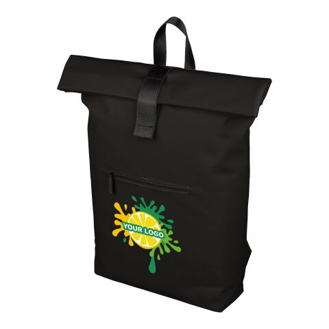 Mochila de PU reciclado para pc Naiya negro | sin montaje de publicidad