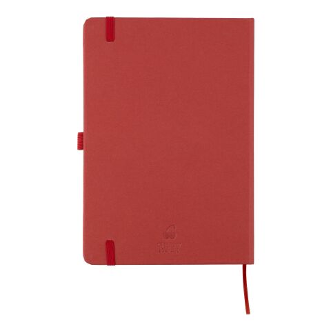 Cuaderno de biorresiduos reciclados y cartón Gertrud rojo | sin montaje de publicidad | no disponible | no disponible