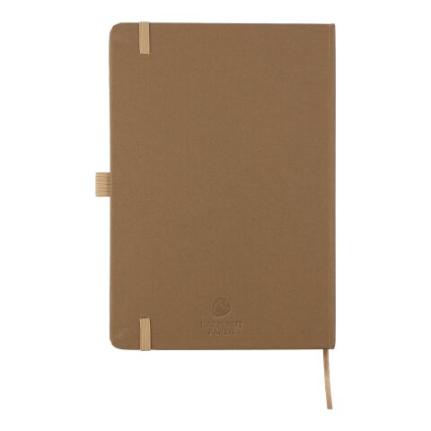 Cuaderno de biorresiduos reciclados y cartón Gertrud marrón | sin montaje de publicidad | no disponible | no disponible