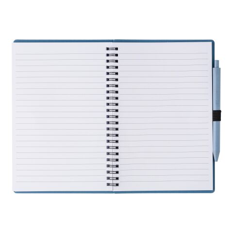 Libreta de paja de trigo Massimo azul | sin montaje de publicidad | no disponible | no disponible