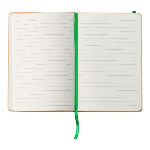 Cuaderno de papel reciclado (A5) Gianni verde lima | sin montaje de publicidad | no disponible | no disponible