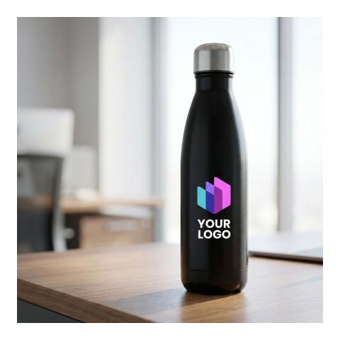 Botella termo de acero inox. reciclado Clifford azul | sin montaje de publicidad | no disponible | no disponible