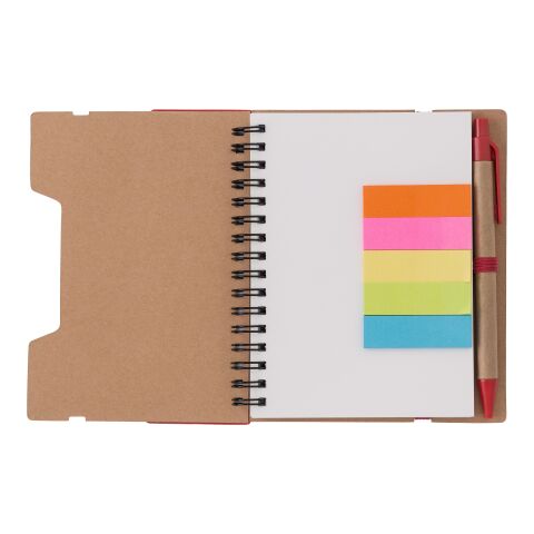 Libreta de papel reciclado Angela rojo | sin montaje de publicidad | no disponible | no disponible