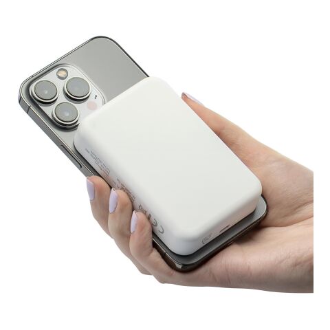 Power Bank de ABS reciclado Meno blanco | sin montaje de publicidad | no disponible | no disponible