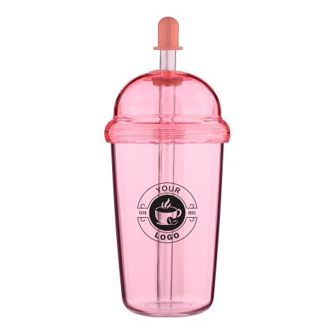 Vaso de rPet Glow 500 ml rosa | sin montaje de publicidad | no disponible | no disponible