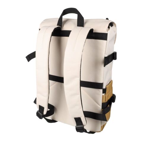 Mochila Vayo bicolor | Reciclada | Portátil 15" | 11 l beige