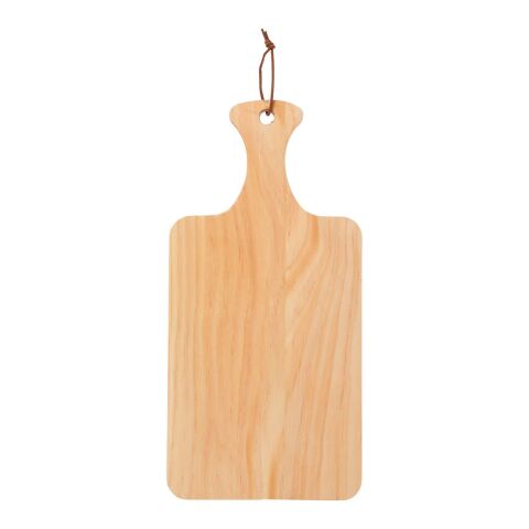 Tabla de cortar Daxton | Madera de pino reciclada | Con asa marrón