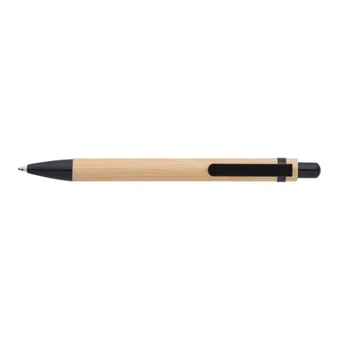 Bolígrafo de bambú, tinta azul negro