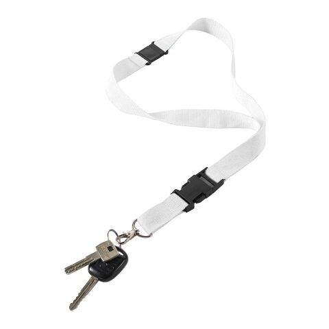 Lanyard fabricado blanco