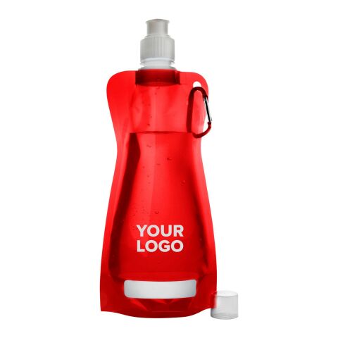 Botella de agua plegable negro