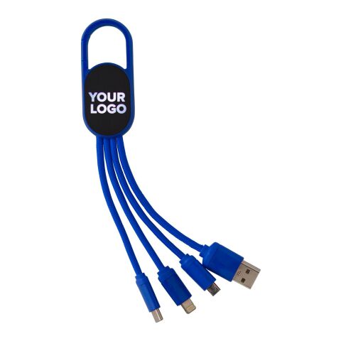 Set de cables de carga 4 en 1 rojo