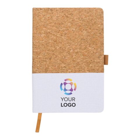 Cuaderno de corcho y algodón Trevor azul claro