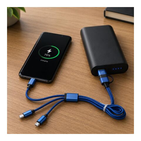 Set de cables de nailon Leif plata