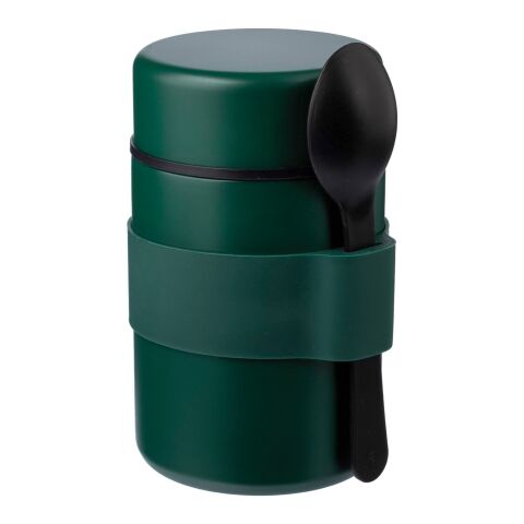 Vaso termo de acero inox. con cuchara Niko gris