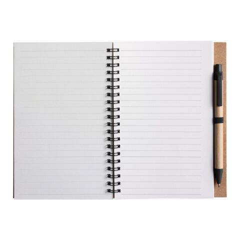 Libreta de cartón reciclado Stella negro
