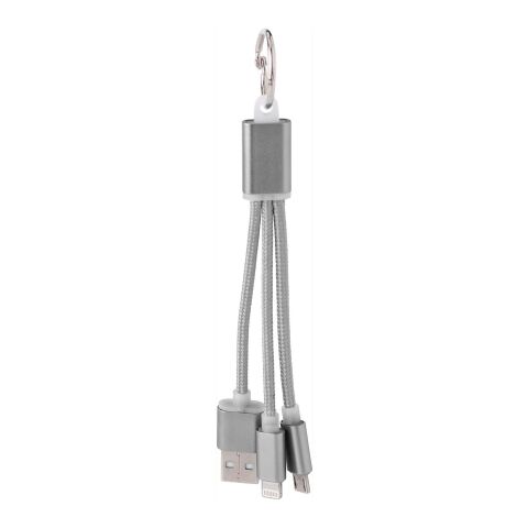 Set de cables de aluminio plata