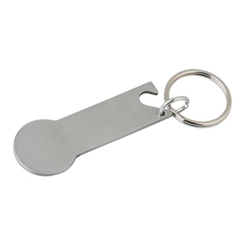 Llavero multifunción de acero inox. plata