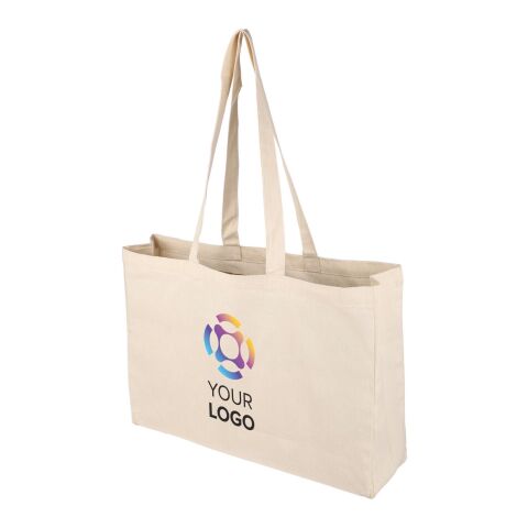 Bolsa con asas de algodón Oeko-Tex® Imogen beige