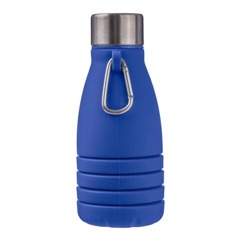 Botella plegable de silicona Erin azul cobalto