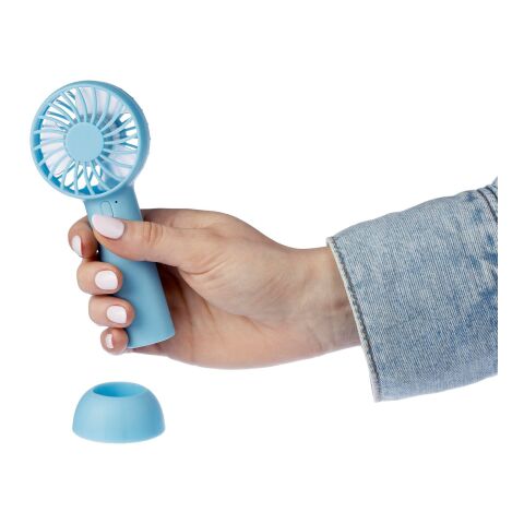 Ventilador manual eléctrico de ABS Oren azul claro