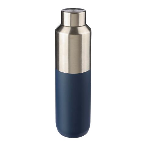 Botella termo de acero inox. reciclado (600 ml) Esen azul