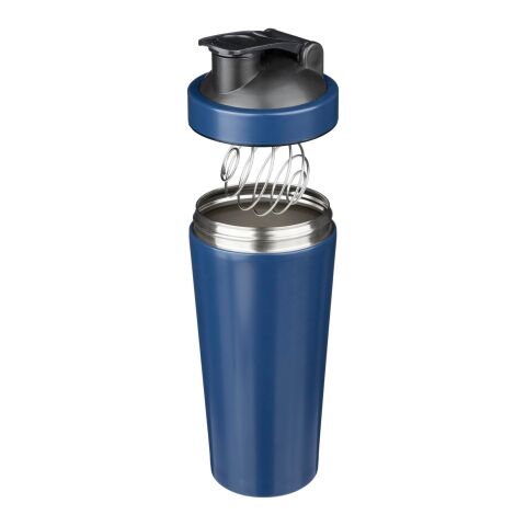 Vaso agitador de acero inox. reciclado (750 ml) Orla azul cobalto