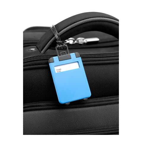Identificador de equipaje azul cobalto | sin montaje de publicidad | no disponible | no disponible
