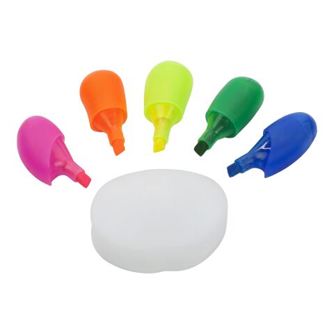 Marcador fluoescente en forma de mano colorido | sin montaje de publicidad | no disponible | no disponible