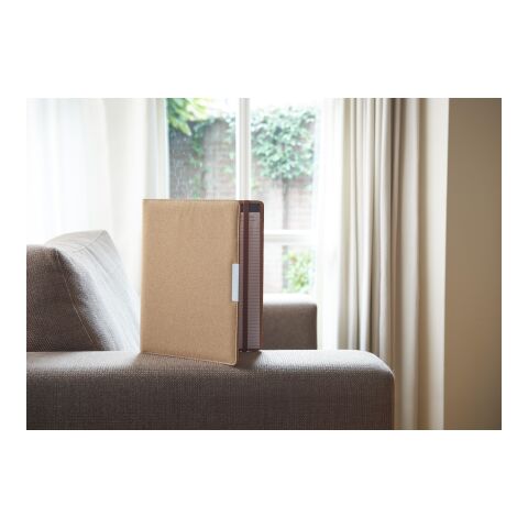 Porta documentos A4 en corcho marrón | sin montaje de publicidad | no disponible | no disponible