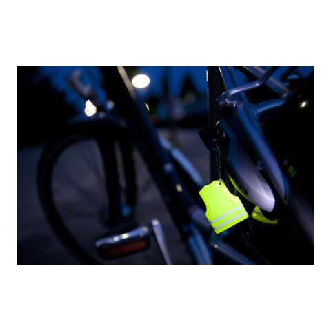 Llavero en forma de chaleco amarillo | sin montaje de publicidad | no disponible | no disponible