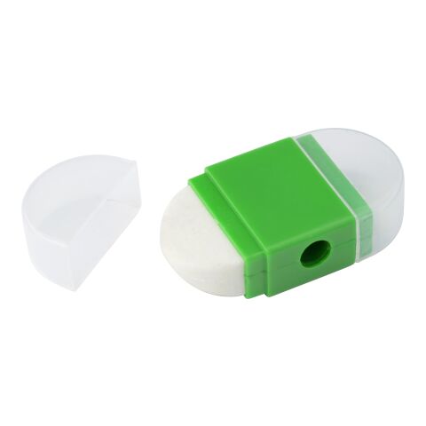 Goma de borrar y sacapuntas azul cobalto | sin montaje de publicidad | no disponible | no disponible