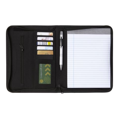 Carpeta con bloc de notas negro | sin montaje de publicidad | no disponible | no disponible