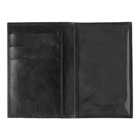 Billetero tarjetero de piel RFID negro | sin montaje de publicidad | no disponible | no disponible